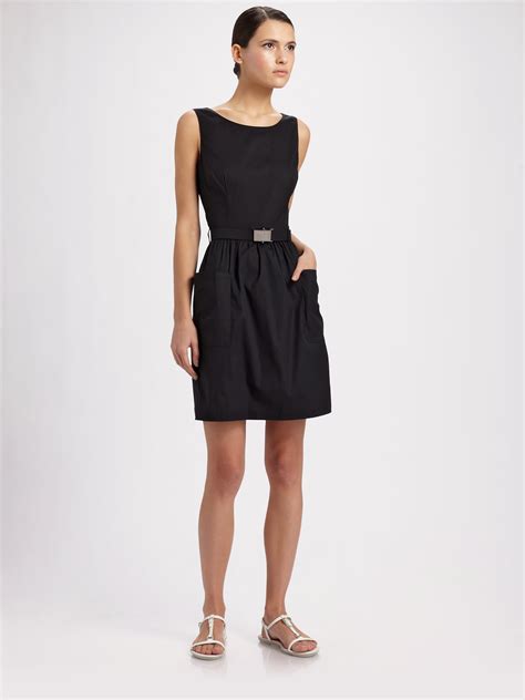 prada black dresses women.